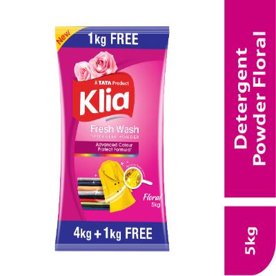 Klia Floral Detergent Powder 4+1 kg