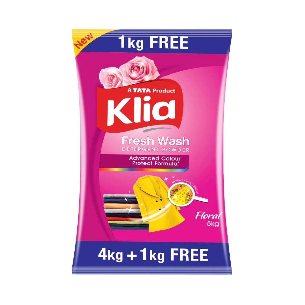 Klia Floral Detergent Powder 4+1 kg