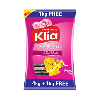 Klia Floral Detergent Powder 4+1 kg