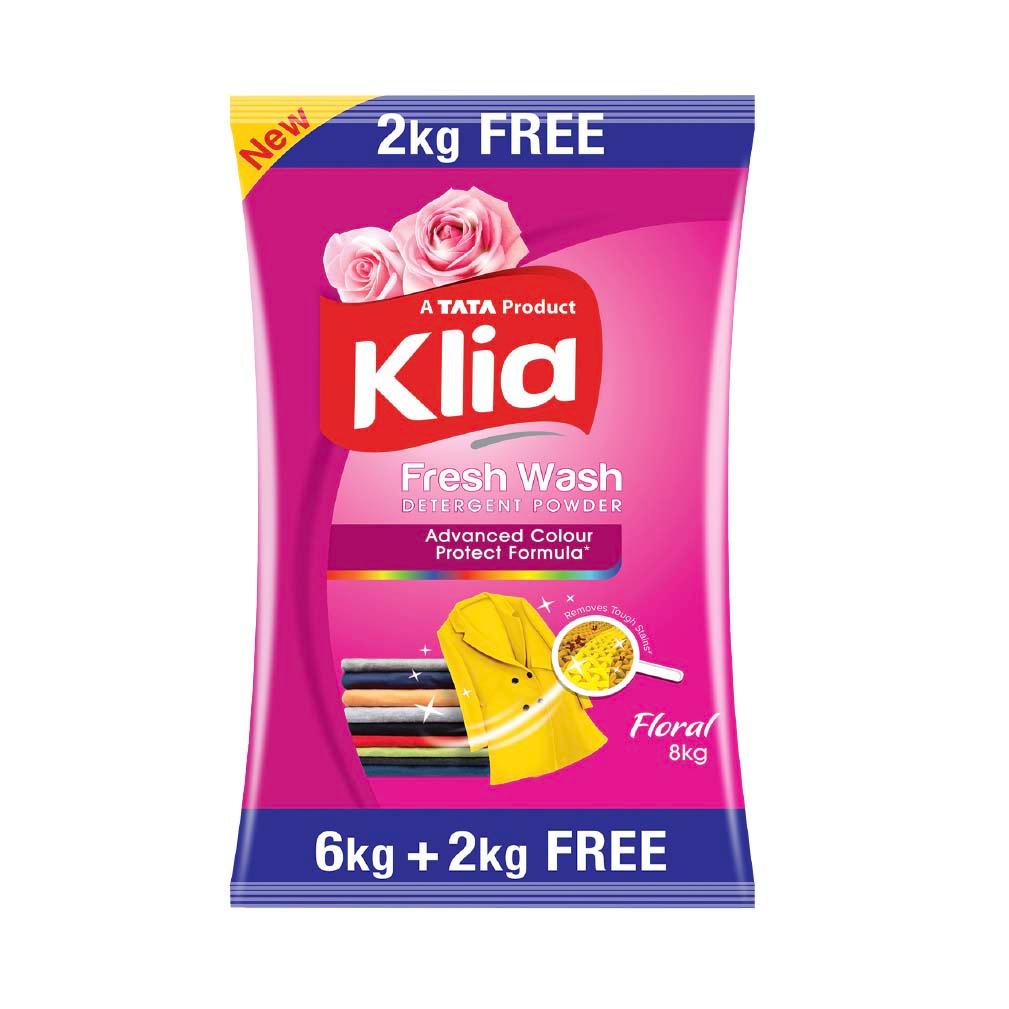 Klia Floral Detergent Powder 6+2 kg