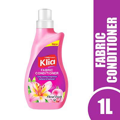 Klia Fabric Conditioner Pink Bottle 1 ltr