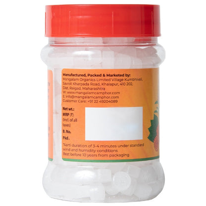 Mangalam Pure Camphor Tablet Jar 100 g