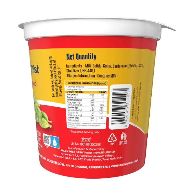 Milky Mist Elaichi Shrikhand Cup 400 g