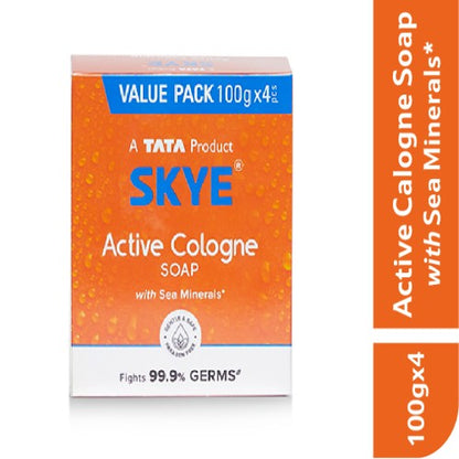 Skye Active Cologne Soap 4x100 gm