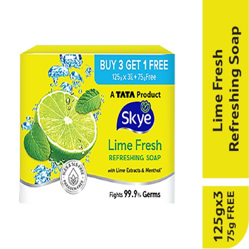 Skye Lime Recharge Soap 3x125 gm