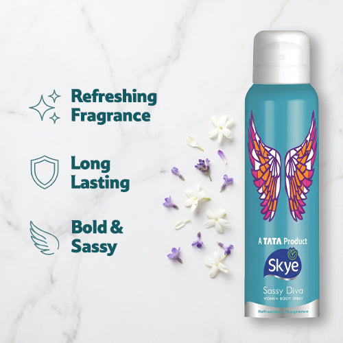 Skye Sassy Diva Deodorant Spray For Women, 150 ml