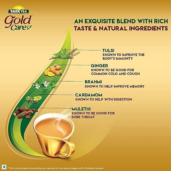 Tata Gold Tea Care Tetra Pack 500 g