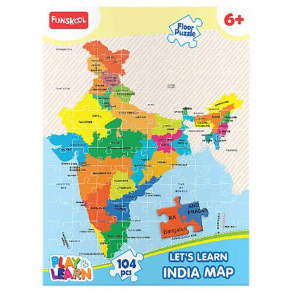 Funskool India Map Puzzle 1 pc