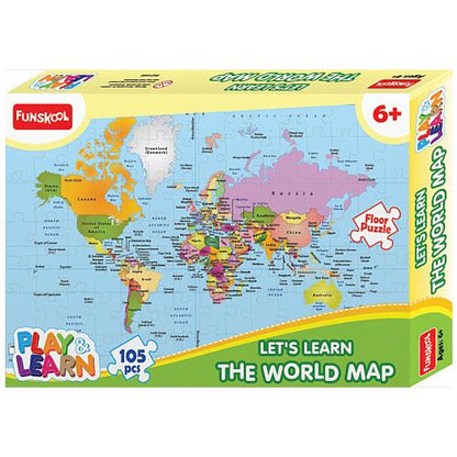 Funskool World Map Puzzle 1 pc