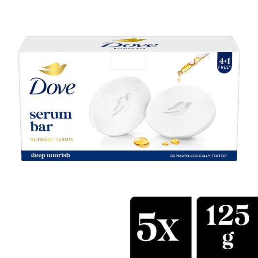 Dove Cream Beauty Bar - Soft, Smooth, Moisturised Skin 125 g (buy 4 get 1 free)