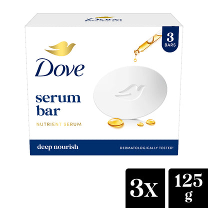 Dove Cream Beauty Bar - Soft, Smooth, Moisturised Skin 3x125 gm