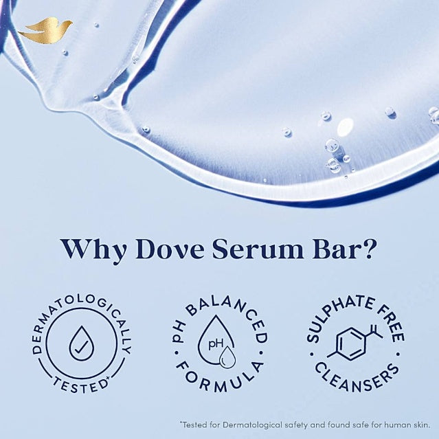 Dove Cream Beauty Bar - Soft, Smooth, Moisturised Skin 3x125 g