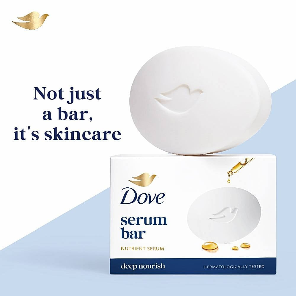 Dove Cream Beauty Bar - Soft, Smooth, Moisturised Skin 3x125 g