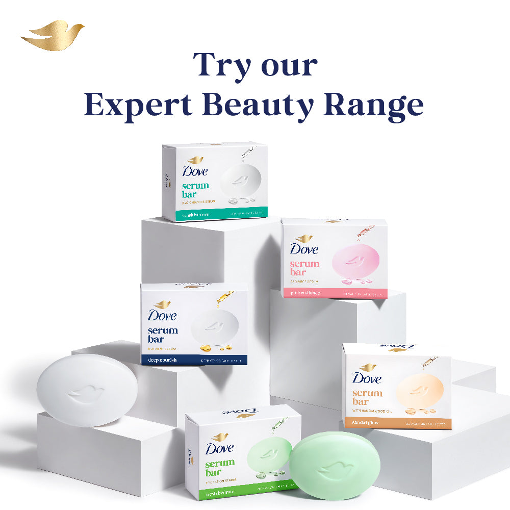 Dove Pink Rosa Beauty Bar - Soft, Smooth, Moisturised Skin 3x125  gm