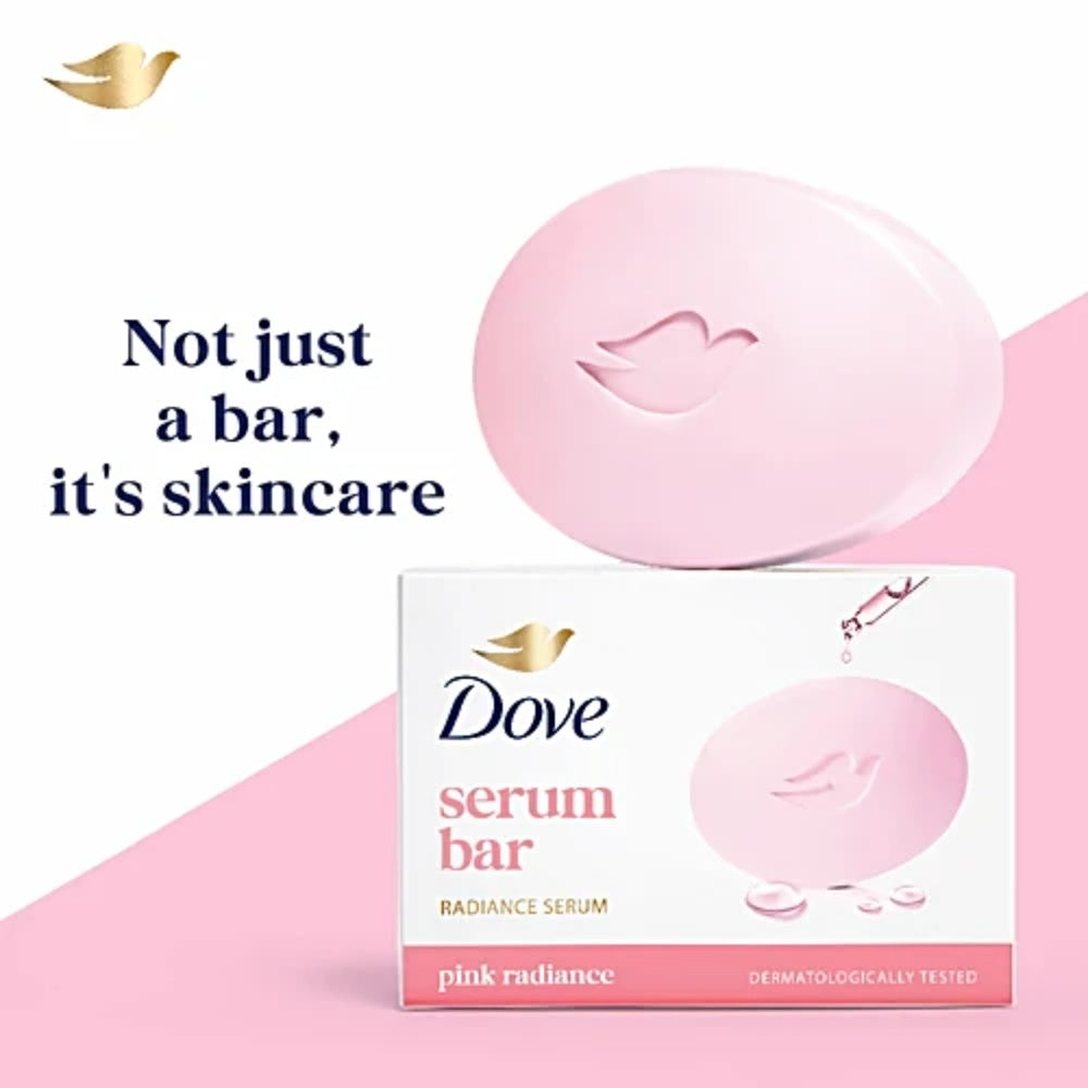 Dove Pink Rosa Beauty Bar - Soft, Smooth, Moisturised Skin 3x125 g