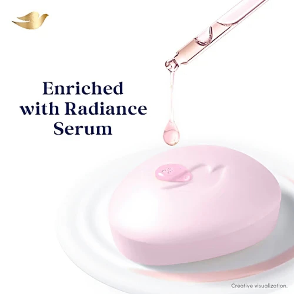 Dove Pink Rosa Beauty Bar - Soft, Smooth, Moisturised Skin 3x125 g