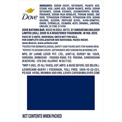 Dove Pink Rosa Beauty Bar - Soft, Smooth, Moisturised Skin 3x125 g