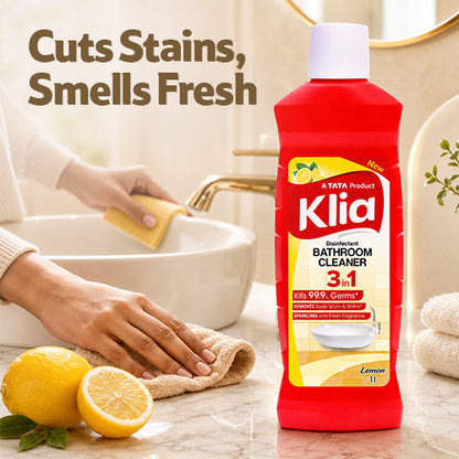 Klia Lemon Bathroom Cleaner 1 ltr