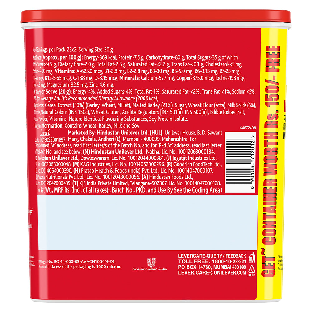 Boost Brown Supplement Drinks Container 1 kg