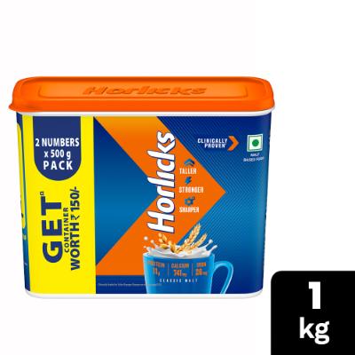 Horlicks Plain Container 1 kg