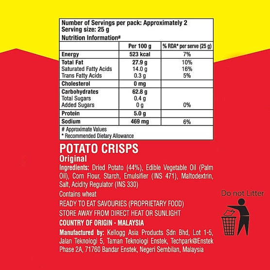 Pringles Original Can 40 g