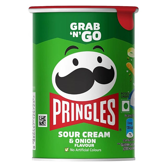 Pringles Sour Cream And Onion Can 40 g