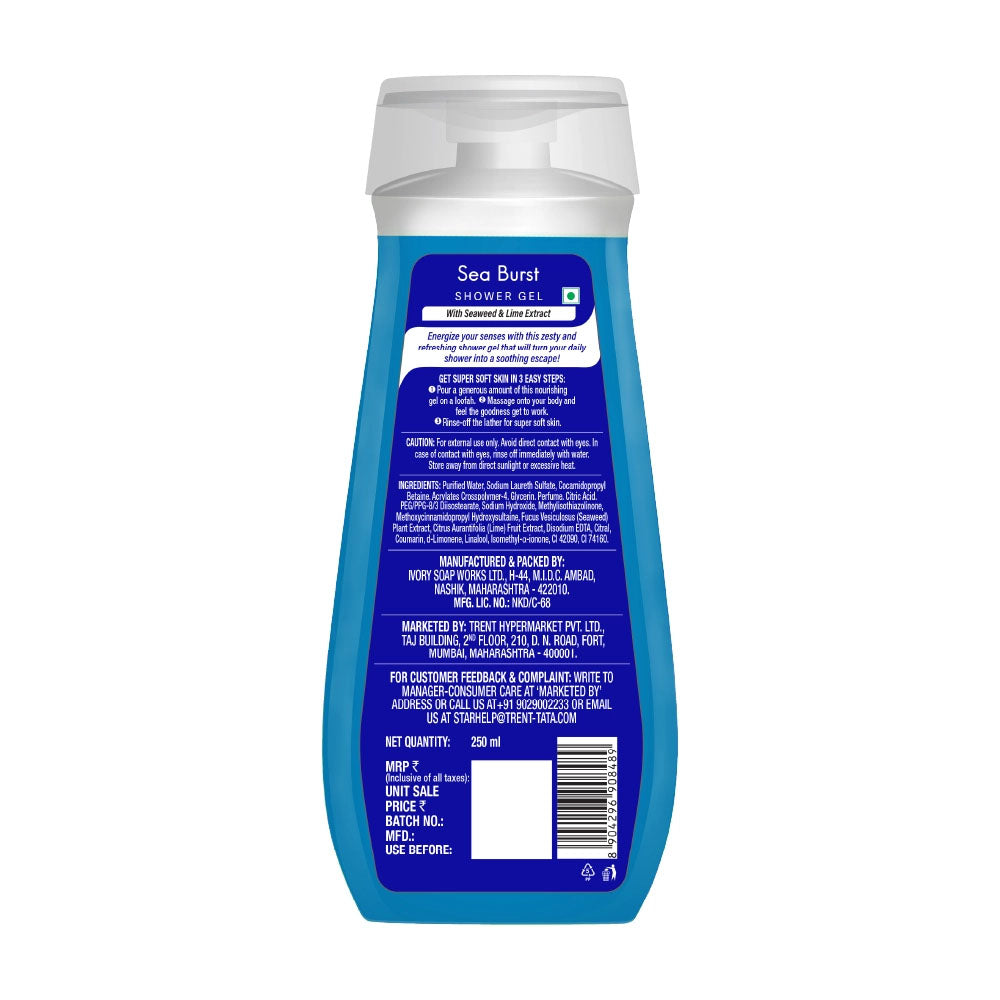Skye Sea Burst Shower Gel, 250 ml