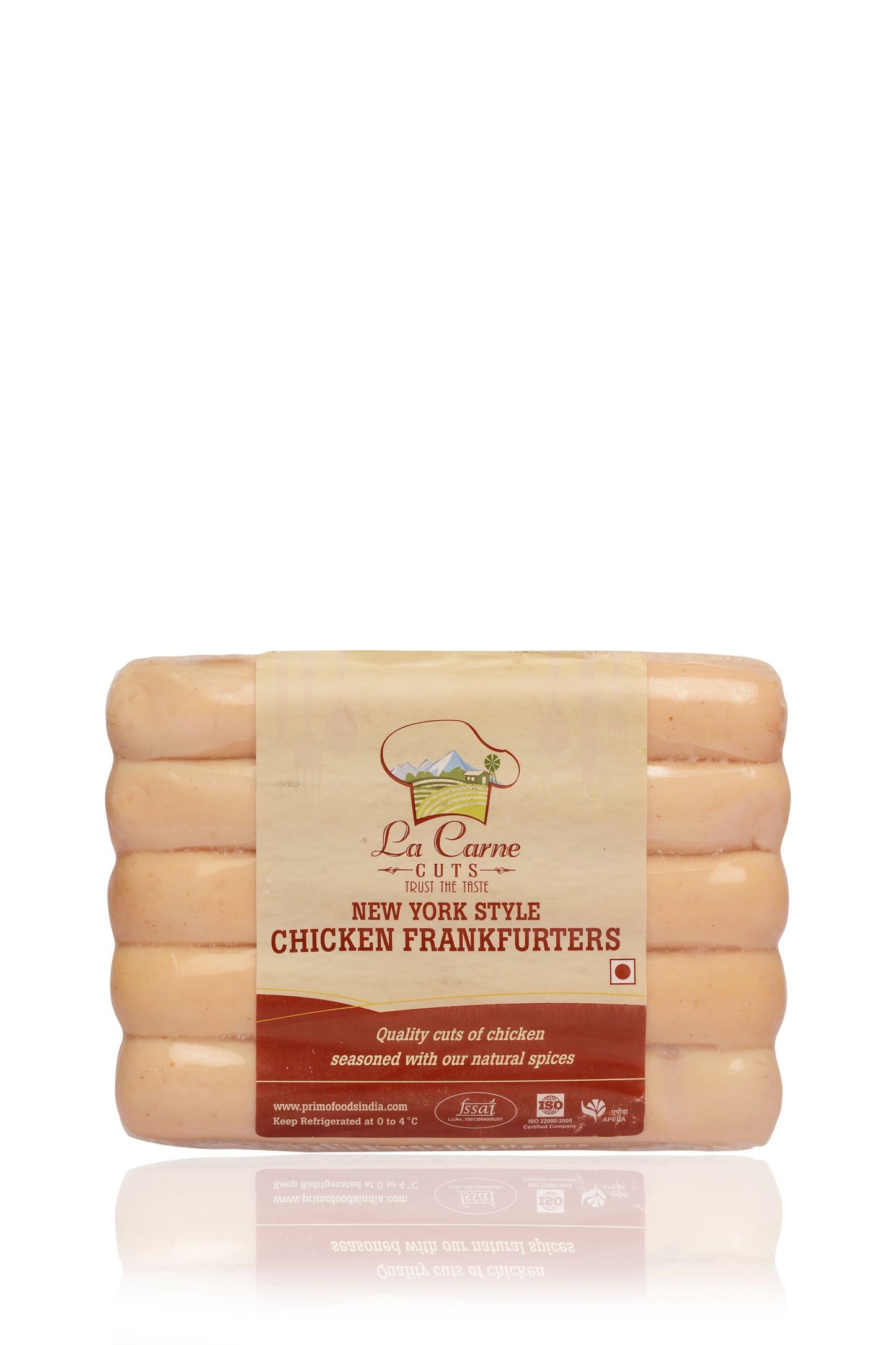 La Carne New York Style Chicken Frankfur 1 pc