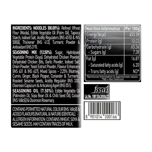 Geki Korean Chicken Noodles 80 g