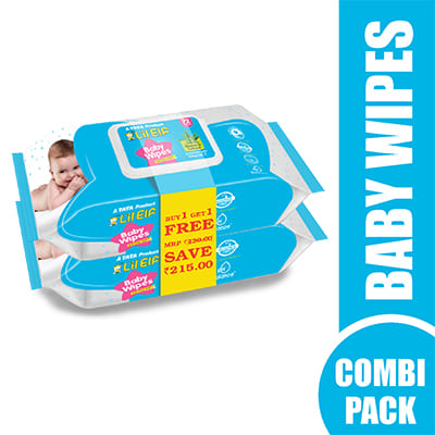 Lil Elf Baby Wipes 72 *2 pcs