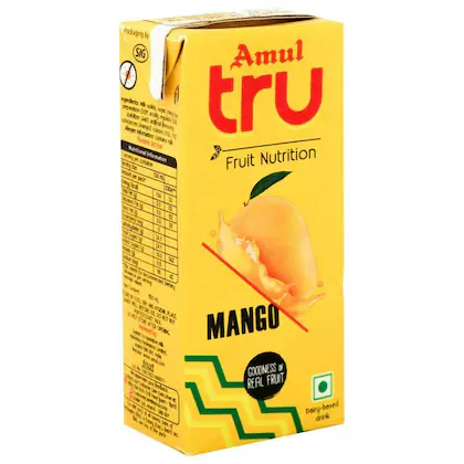 Amul Tru Mango Drink Tetra Pack 150 ml