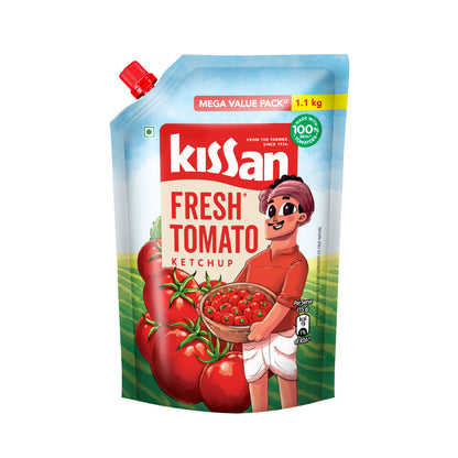 Kissan Fresh Tomato Ketchup Pouch 1.1 kg