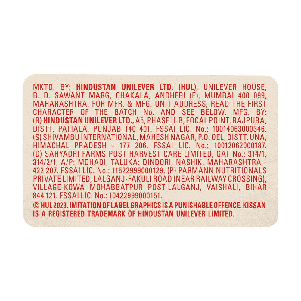 Kissan Fresh Tomato Ketchup Pouch 1.1 kg