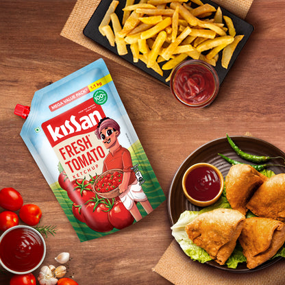 Kissan Fresh Tomato Ketchup Pouch 1.1 kg