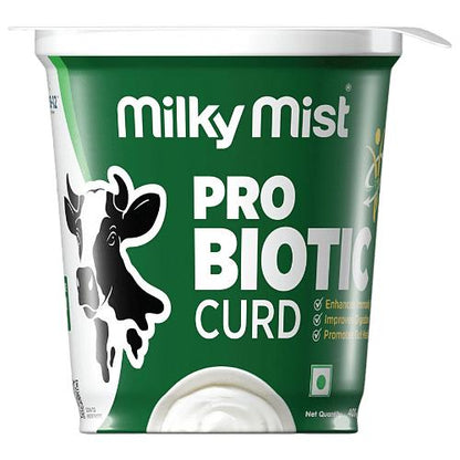 Milky Mist Probiotic Curd Cup 400 g