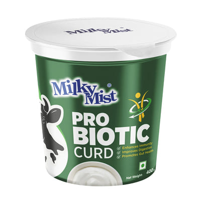 Milky Mist Probiotic Curd Cup 400 g