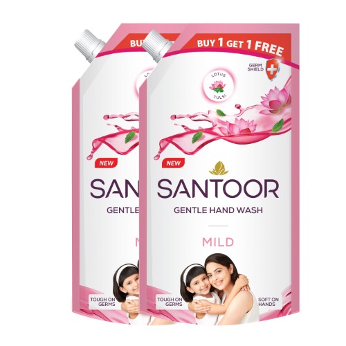 Santoor Hand Wash Mild 750Ml Buy 1 Get 1 Free