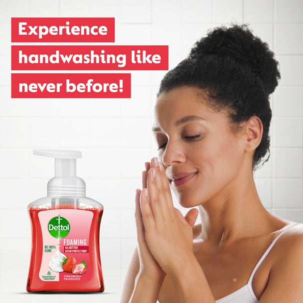 Dettol Strawberry Foam Handwash Pump 250 ml