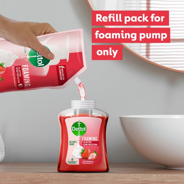 Dettol Strawberry Foam Handwash Pump 250 ml