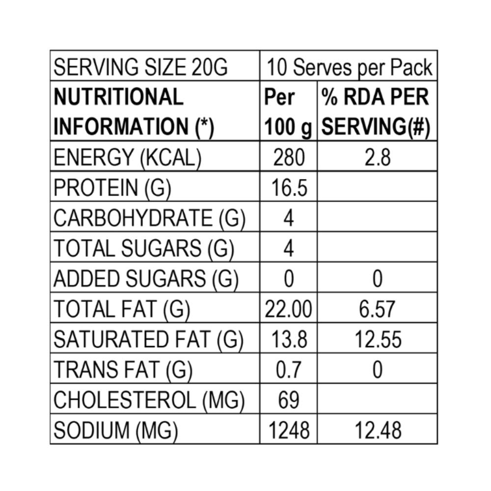 D'Lecta Cheese Slices 200 gm