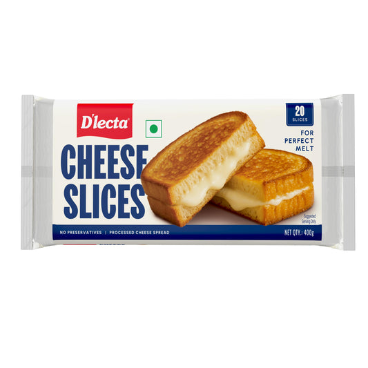 D'Lecta Cheese Slices 400 gm