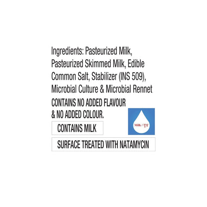 D'Lecta Natural Cheddar Cheese Slice 200 g