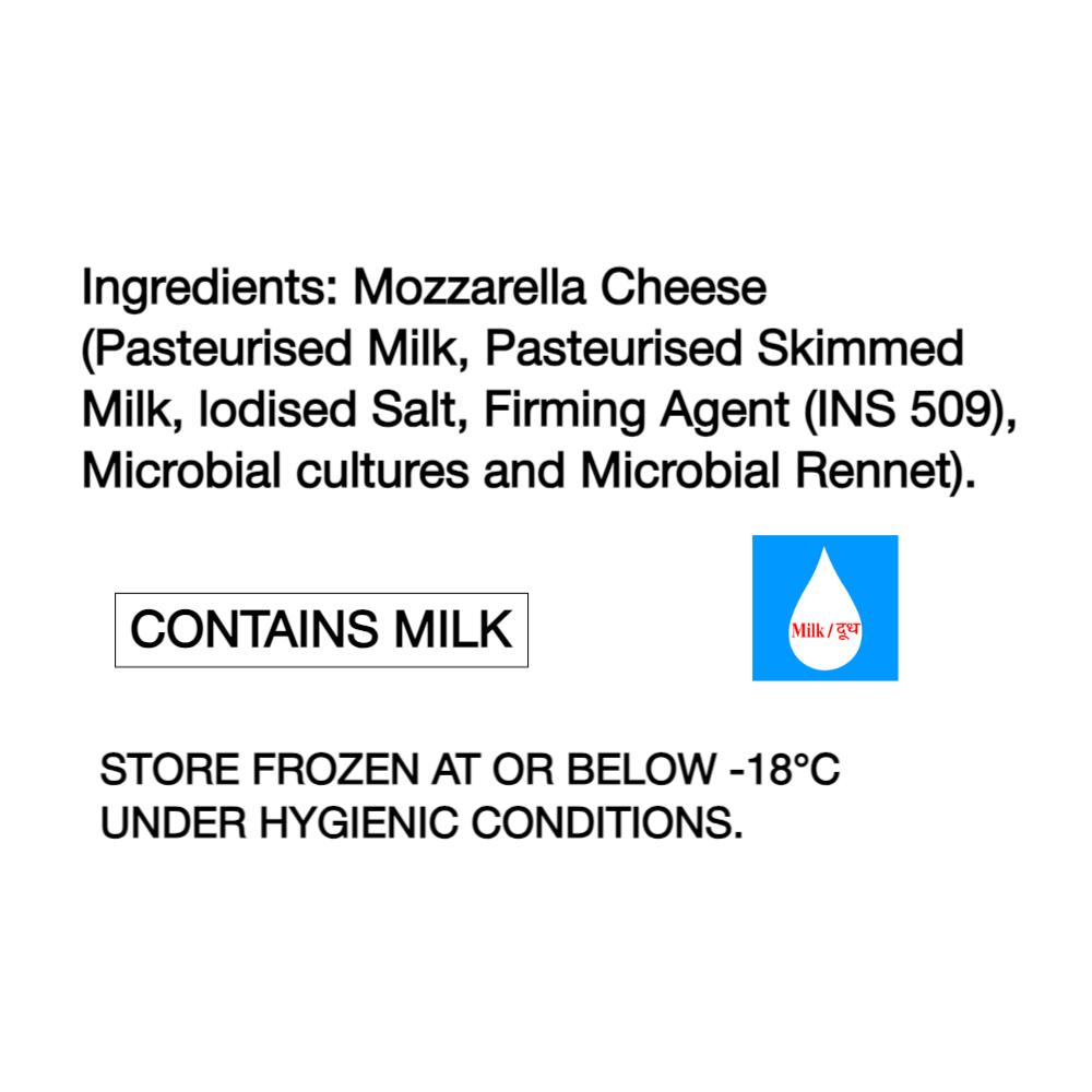 D'Lecta Shredded Mozzarella 140 gm