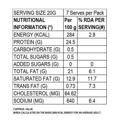D'Lecta Shredded Mozzarella 140 gm