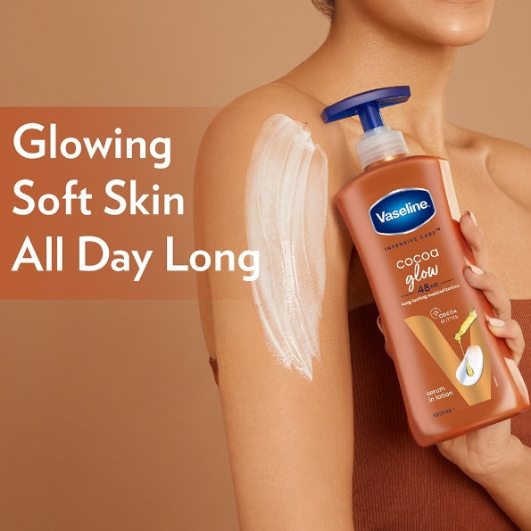 Vaseline Intensive Care Cocoa Glow Body Lotion 600 ml