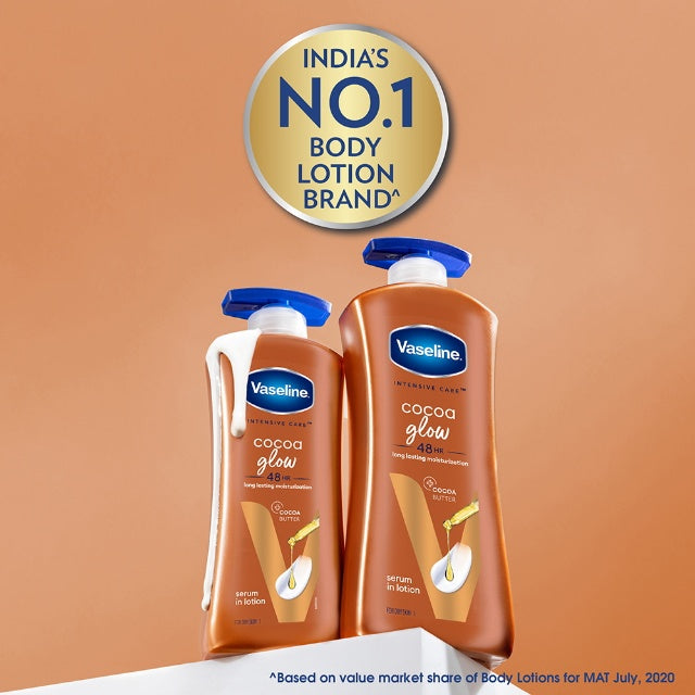 Vaseline Intensive Care Cocoa Glow Body Lotion 600 ml
