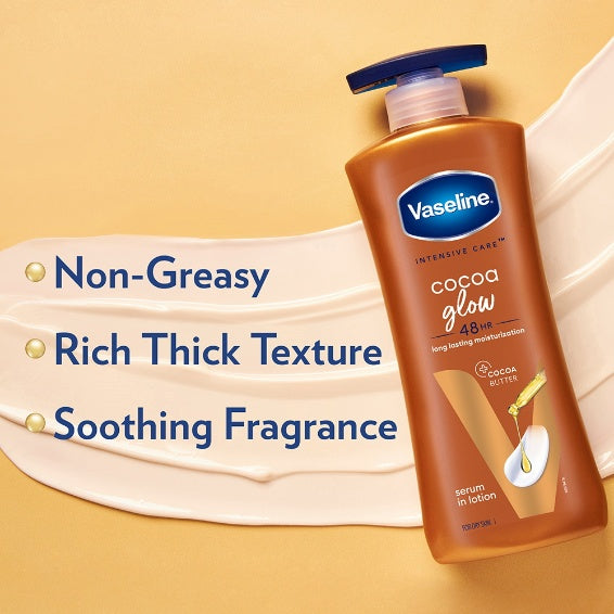 Vaseline Intensive Care Cocoa Glow Body Lotion 600 ml