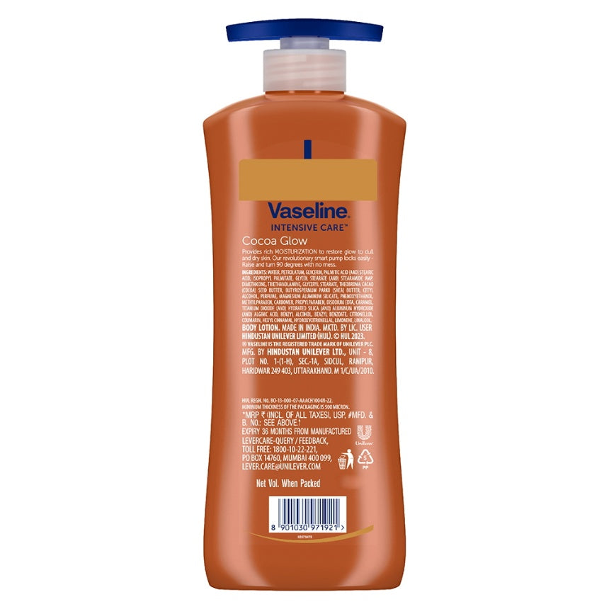 Vaseline Intensive Care Cocoa Glow Body Lotion 600 ml