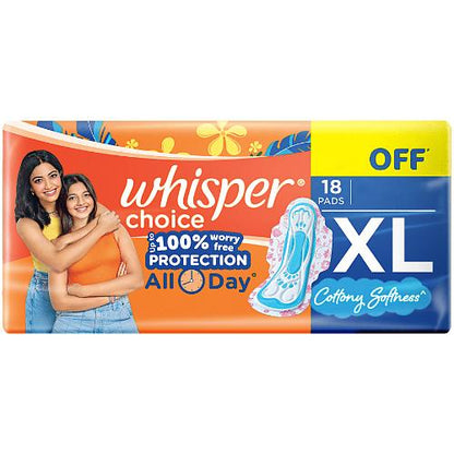Whisper Choise Xl San Pad pack of 18