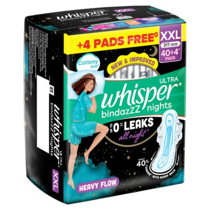 Whisper Ultra Night Xl Plus San Pad pack of 40